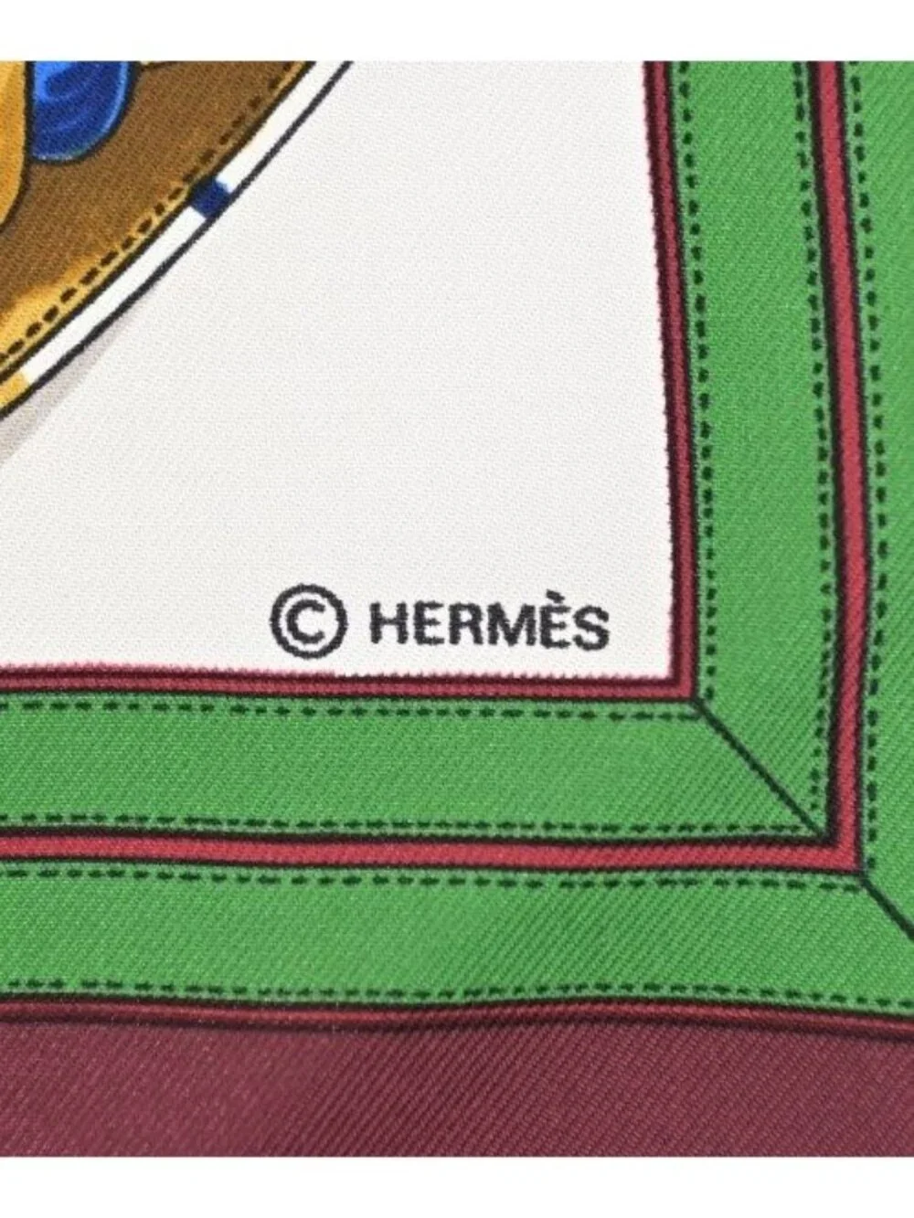 ★SOLD★ Hermes Bandana Scarf Red - Picture 4 of 7